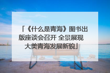 《什么是青海》图书出版座谈会召开 全景展现大美青海发展新貌