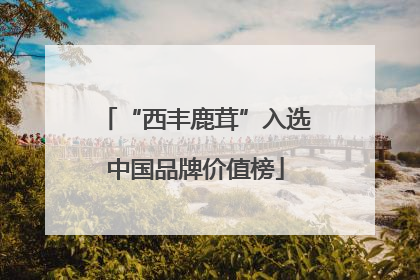 “西丰鹿茸”入选中国品牌价值榜