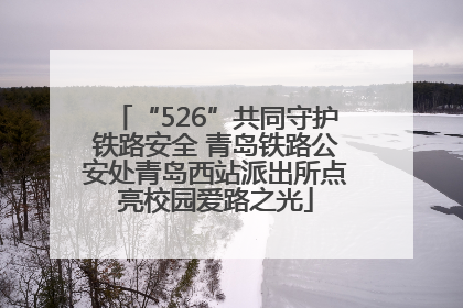 “526”共同守护铁路安全 青岛铁路公安处青岛西站派出所点亮校园爱路之光