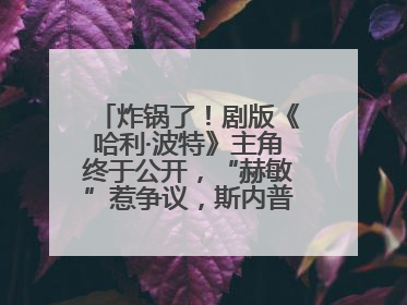 炸锅了！剧版《哈利·波特》主角终于公开，“赫敏”惹争议，斯内普变黑人……
