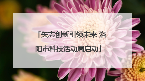 矢志创新引领未来 洛阳市科技活动周启动