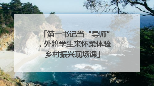 第一书记当“导师”，外籍学生来怀柔体验乡村振兴现场课