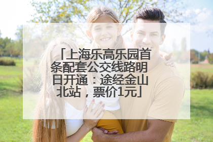 上海乐高乐园首条配套公交线路明日开通：途经金山北站，票价1元
