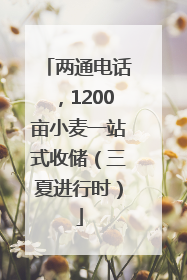 两通电话，1200亩小麦一站式收储（三夏进行时）