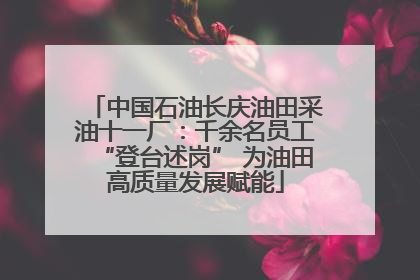 中国石油长庆油田采油十一厂：千余名员工“登台述岗” 为油田高质量发展赋能