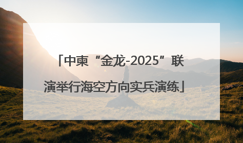 中柬“金龙-2025”联演举行海空方向实兵演练