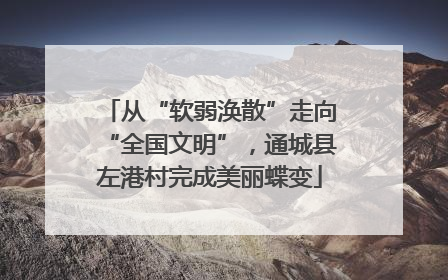 从“软弱涣散”走向“全国文明”，通城县左港村完成美丽蝶变