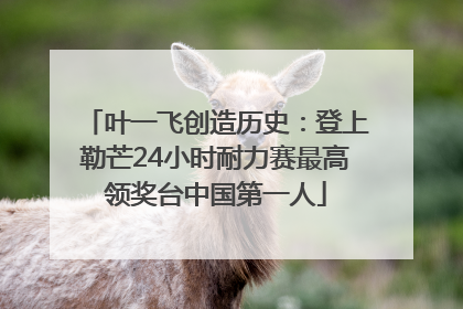 叶一飞创造历史：登上勒芒24小时耐力赛最高领奖台中国第一人