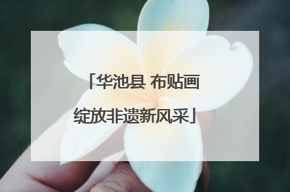 华池县 布贴画绽放非遗新风采