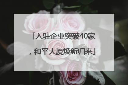 入驻企业突破40家，和平大厦焕新归来