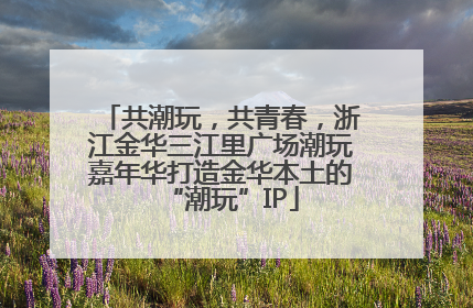 共潮玩，共青春，浙江金华三江里广场潮玩嘉年华打造金华本土的“潮玩”IP