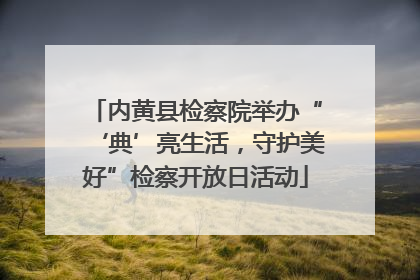 内黄县检察院举办“‘典’亮生活，守护美好”检察开放日活动