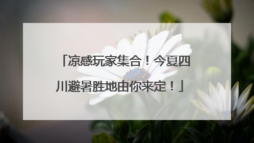 凉感玩家集合！今夏四川避暑胜地由你来定！