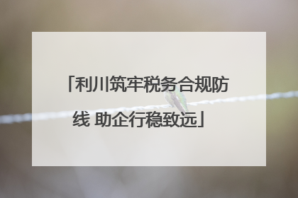 利川筑牢税务合规防线 助企行稳致远
