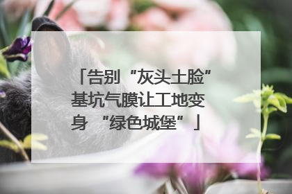 告别“灰头土脸” 基坑气膜让工地变身 “绿色城堡”