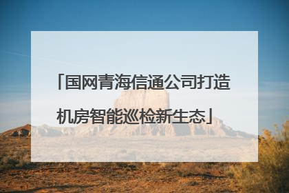 国网青海信通公司打造机房智能巡检新生态