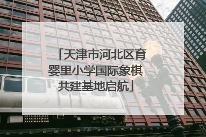 天津市河北区育婴里小学国际象棋共建基地启航