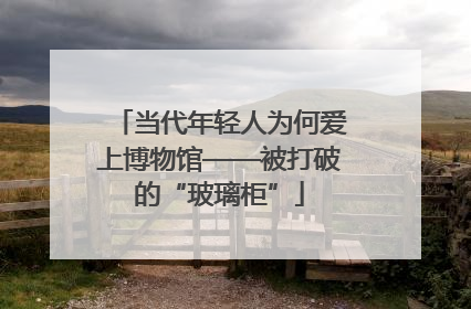 当代年轻人为何爱上博物馆——被打破的“玻璃柜”
