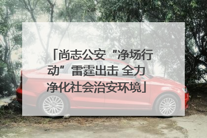 尚志公安“净场行动”雷霆出击 全力净化社会治安环境