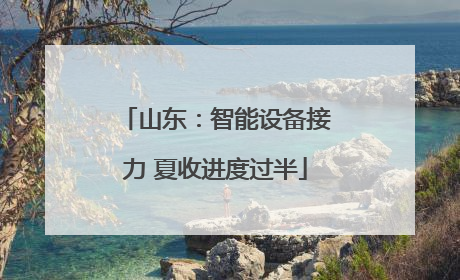 山东：智能设备接力 夏收进度过半