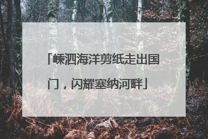 嵊泗海洋剪纸走出国门，闪耀塞纳河畔