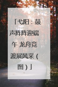 弋阳：鼓声阵阵迎端午 龙舟竞渡展风采（图）