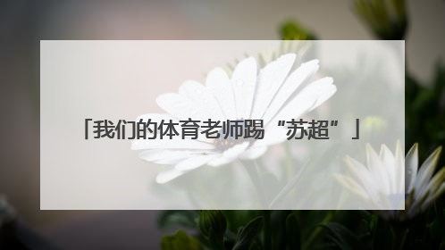 我们的体育老师踢“苏超”