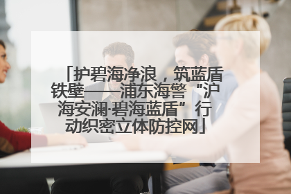 护碧海净浪，筑蓝盾铁壁——浦东海警“沪海安澜·碧海蓝盾”行动织密立体防控网