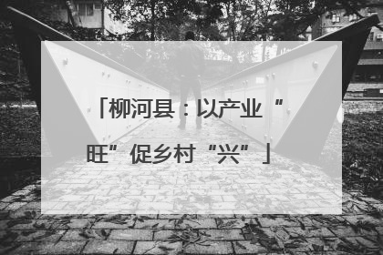 柳河县：以产业“旺”促乡村“兴”