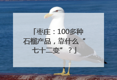 枣庄：100多种石榴产品，靠什么“七十二变”？