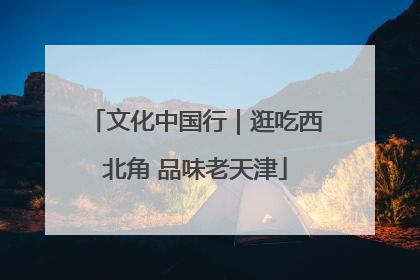 文化中国行｜逛吃西北角 品味老天津