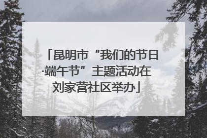 昆明市“我们的节日·端午节”主题活动在刘家营社区举办