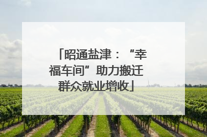 昭通盐津：“幸福车间”助力搬迁群众就业增收