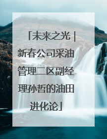 未来之光｜新春公司采油管理二区副经理孙哲的油田进化论