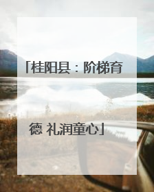 桂阳县：阶梯育德 礼润童心