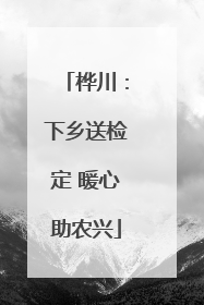 桦川：下乡送检定 暖心助农兴