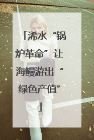 浠水“锅炉革命”让海鳗游出“绿色产值”