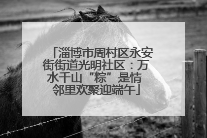 淄博市周村区永安街街道光明社区：万水千山“粽”是情 邻里欢聚迎端午