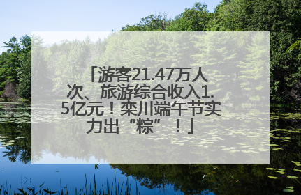 游客21.47万人次、旅游综合收入1.5亿元！栾川端午节实力出“粽”！