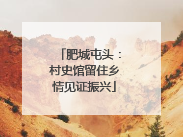 肥城屯头：村史馆留住乡情见证振兴