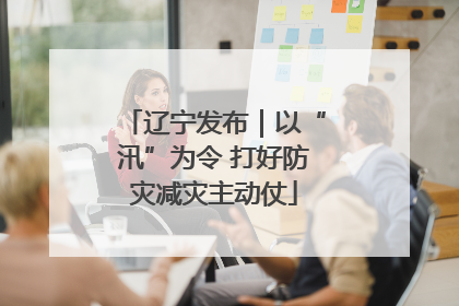 辽宁发布｜以“汛”为令 打好防灾减灾主动仗