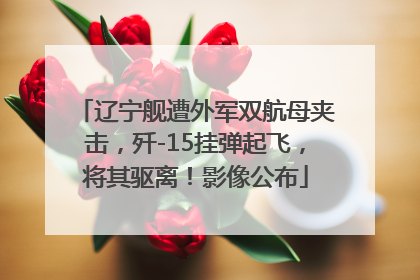 辽宁舰遭外军双航母夹击，歼-15挂弹起飞，将其驱离！影像公布
