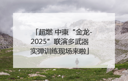 超燃 中柬“金龙-2025”联演多武器实弹训练现场来啦