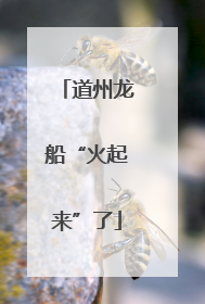 道州龙船“火起来”了