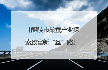 醴陵市桑蚕产业探索致富新“丝”路
