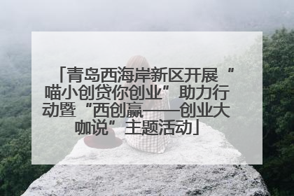 青岛西海岸新区开展“喵小创贷你创业”助力行动暨“西创赢——创业大咖说”主题活动