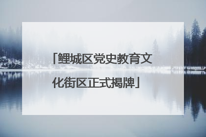 鲤城区党史教育文化街区正式揭牌