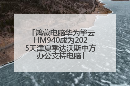 鸿蒙电脑华为擎云 HM940成为2025天津夏季达沃斯中方办公支持电脑