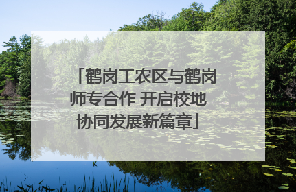 鹤岗工农区与鹤岗师专合作 开启校地协同发展新篇章