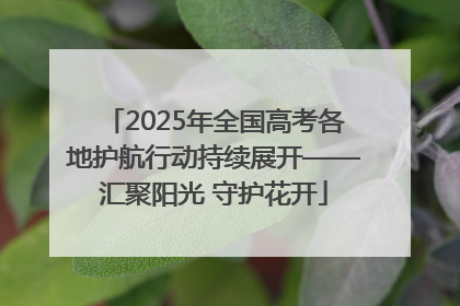 2025年全国高考各地护航行动持续展开——汇聚阳光 守护花开
